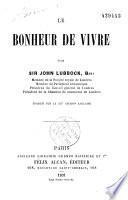 Le bonheur de vivre