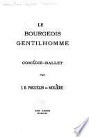 Le bourgeois gentilhomme