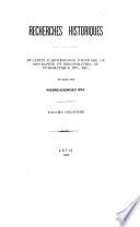 Le Bulletin des recherches historiques