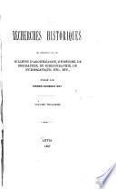 Le Bulletin des recherches historiques