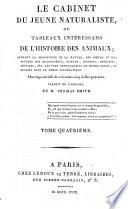 Le cabinet du jeune naturaliste, ou: Tableaux intéressans de l'histoire des animaux