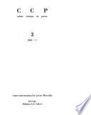 Le cahier critique de poésie