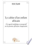 Le cahier d'un enfant africain