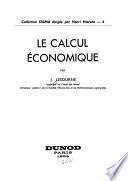 Le calcul économique