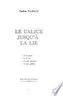 Le calice jusqu'à la lie