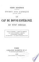 Le cap de Bonne-Esperance au XVIIe siècle