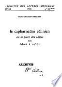 Le capharnaüm célinien
