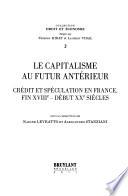 Le capitalisme au futur antérieur