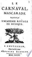 Le carnaval mascarade