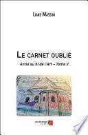 Le carnet oublié