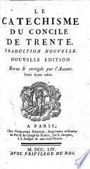 Le catéchisme du Concile de Trente