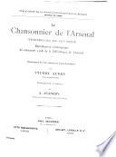 Le Chansonnier de l'Arsenal