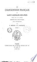 Le Chansonnier français de Saint-Germain-des-Prés