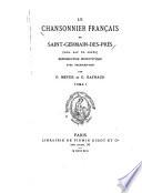 Le Chansonnier français de Saint-Germain-des-Pres