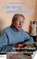 Le chant traditionnel