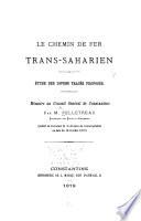 Le chemin de fer trans-saharien