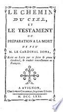 Le chemin du ciel ou Préparation à la mort