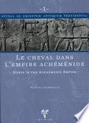 Le cheval dans l'empire achéménide