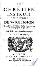 Le chrétien instruit des devoirs de sa religion