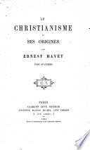 Le Christianisme et ses origines