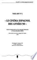 Le cinéma espagnol des années 90