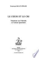 Le coeur et le cri