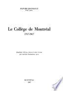 Le collège de Montréal, 1767-1967