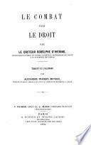 Le combat pour le droit