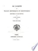 Le Comité des travaux historiques et scientifiques (histoire et documents)