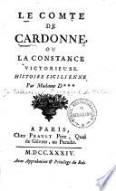 Le comte de Cardonne, ou la constance victorieuse