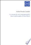 Le concept de non-contemporanéité dans la philosophie d'Ernst Bloch