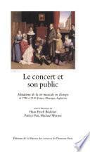 Le Concert et son public