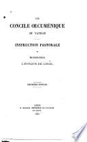 Le concile œcuménique du Vatican