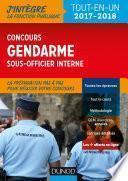 Le concours Gendarme sous-officier interne - 2017-2018
