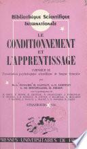 Le conditionnement et l'apprentissage