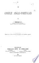 Le Conflit Anglo-Portugais
