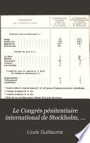 Le Congrès pénitentiaire international de Stockholm