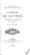 Le connétable De Luynes, Montauban et La Valteline d'après les Archives d'Italie