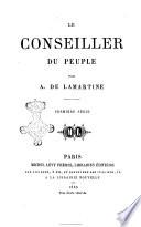 Le conseiller du peuple par A. de Lamartine