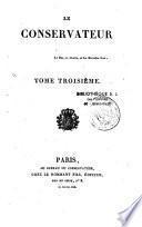Le Conservateur (Paris. 1818)