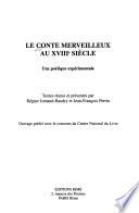 Le conte merveilleux au XVIIIe siècle