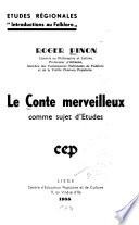Le conte merveilleux comme sujet d'études