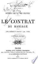 Le contrat de mariage H. de Balzac