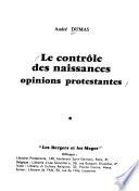 Le contrôle des naissances