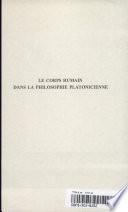 Le corps humain dans la philosophie platonicienne