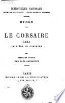 Le Corsaire - Lara - Le siége de Corinthe