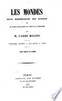 Le Cosmos; revue des sciences et de leurs applications