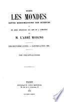 Le Cosmos; revue des sciences et de leurs applications