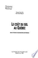 Le coût du sol au Québec