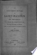 Le couvent royal de Saint-Maximin en Provence